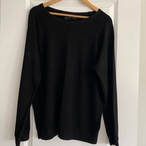 Good hYOUman Black Crewneck Sweatshirt – Thankful For Today – Size Large - Picture 2 of 4